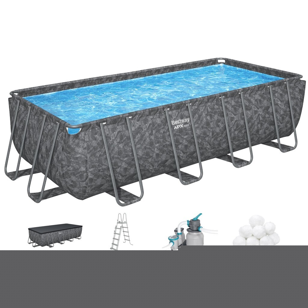 Bestway APX 365 Rektangulært Pool 549 x 274 x 132 cm