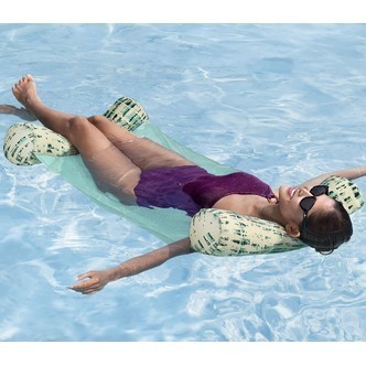 Everluxe Luksus Stof Bade liggestol / Lounge med bærestrop