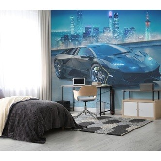 Super Sports Car tapet 243 x 305 cm