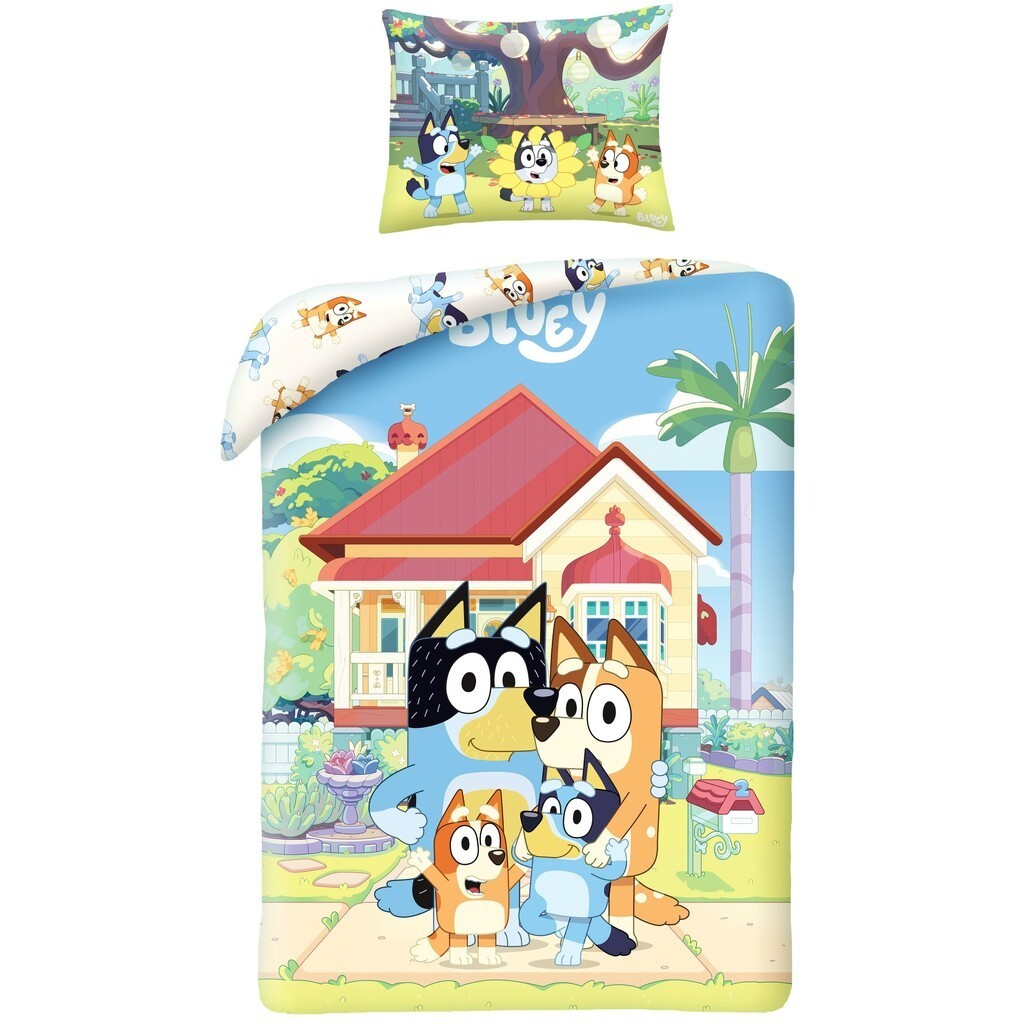 Bluey Sengetøj  140x200 cm   100 procent bomuld