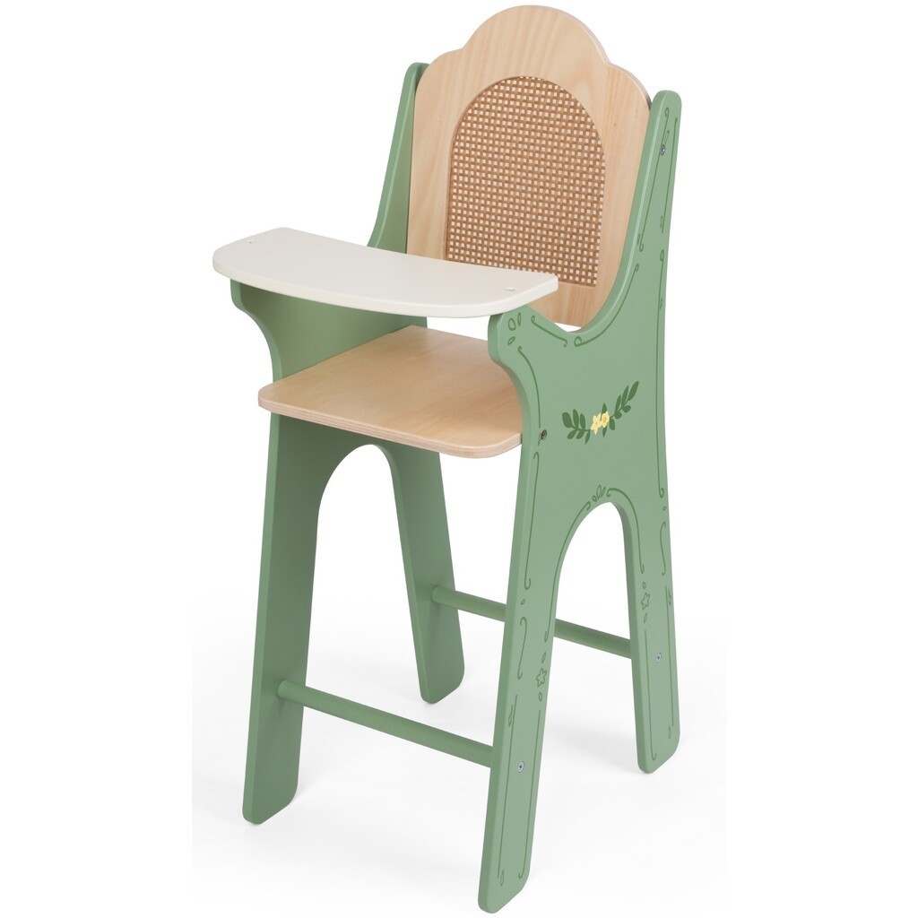 Classic World Vintage DukkeHøjstol i træ med retro design