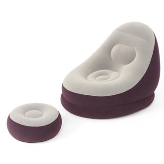 Bestway  Comfort Cruiser mørk blommefarve Liggestol 121 x 100 x 86cm