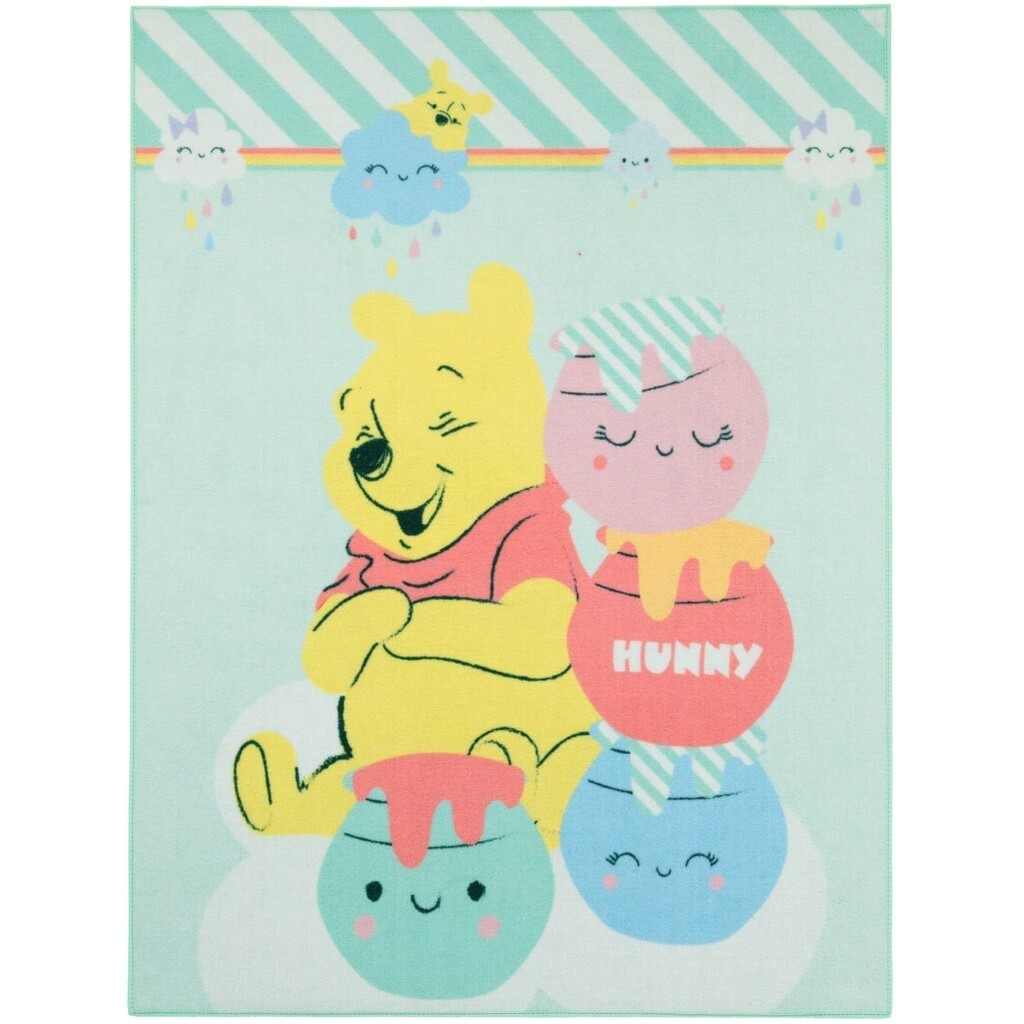 Peter Plys Honning De Luxe gulvtæppe til børn 95x125