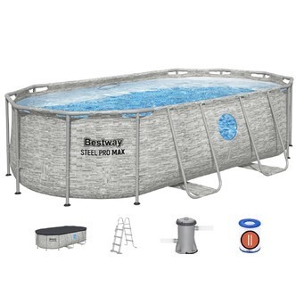 Bestway   Steel Pro MAX Splashview Pool 427 x 250 x 100 cm