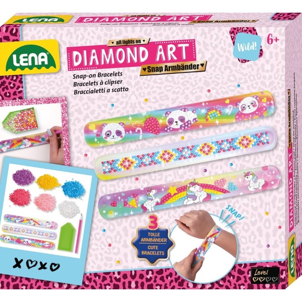 Lena Diamond Art - snaparmbånd