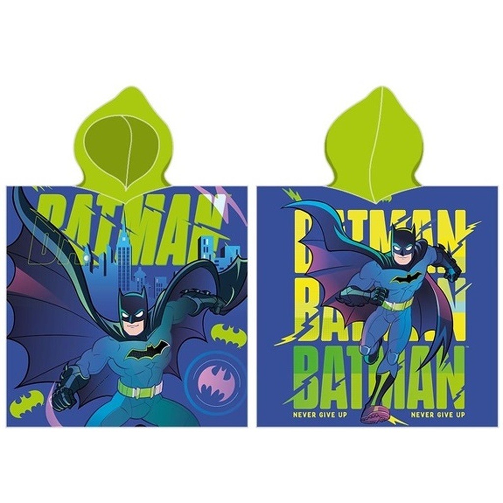 Batman Poncho badehåndklæde med hætte - 100 procent bomuld