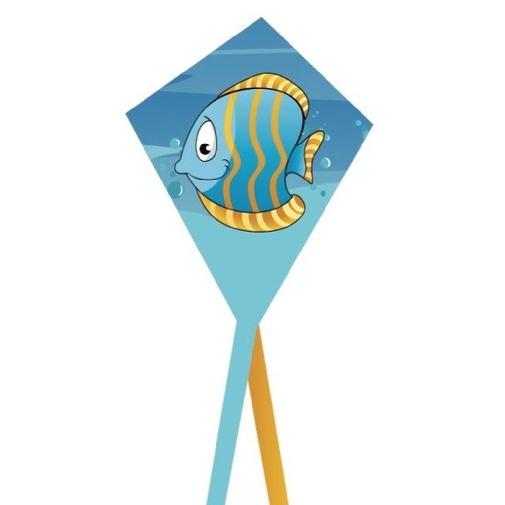 Sea Life Fisk drage til børn fra 3 år,  40 x 50 cm