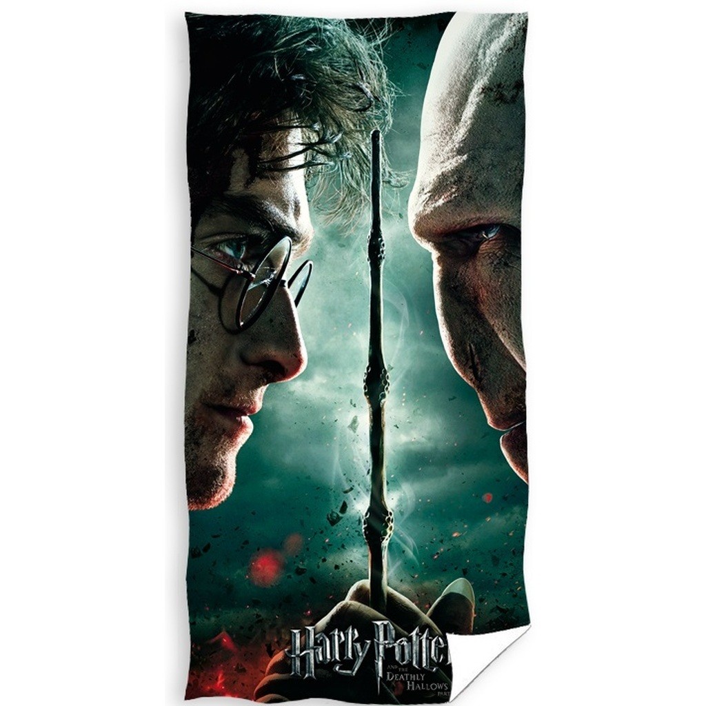 Harry Potter and the deathly hallows Badehåndklæde - 100 procent bomuld