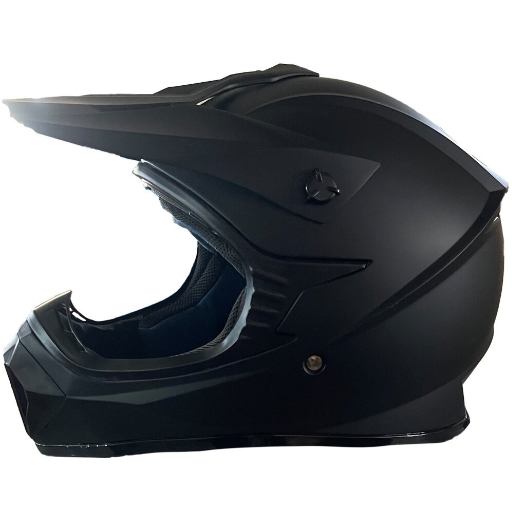 Crosser Hjelm Mat Sort str.   XS