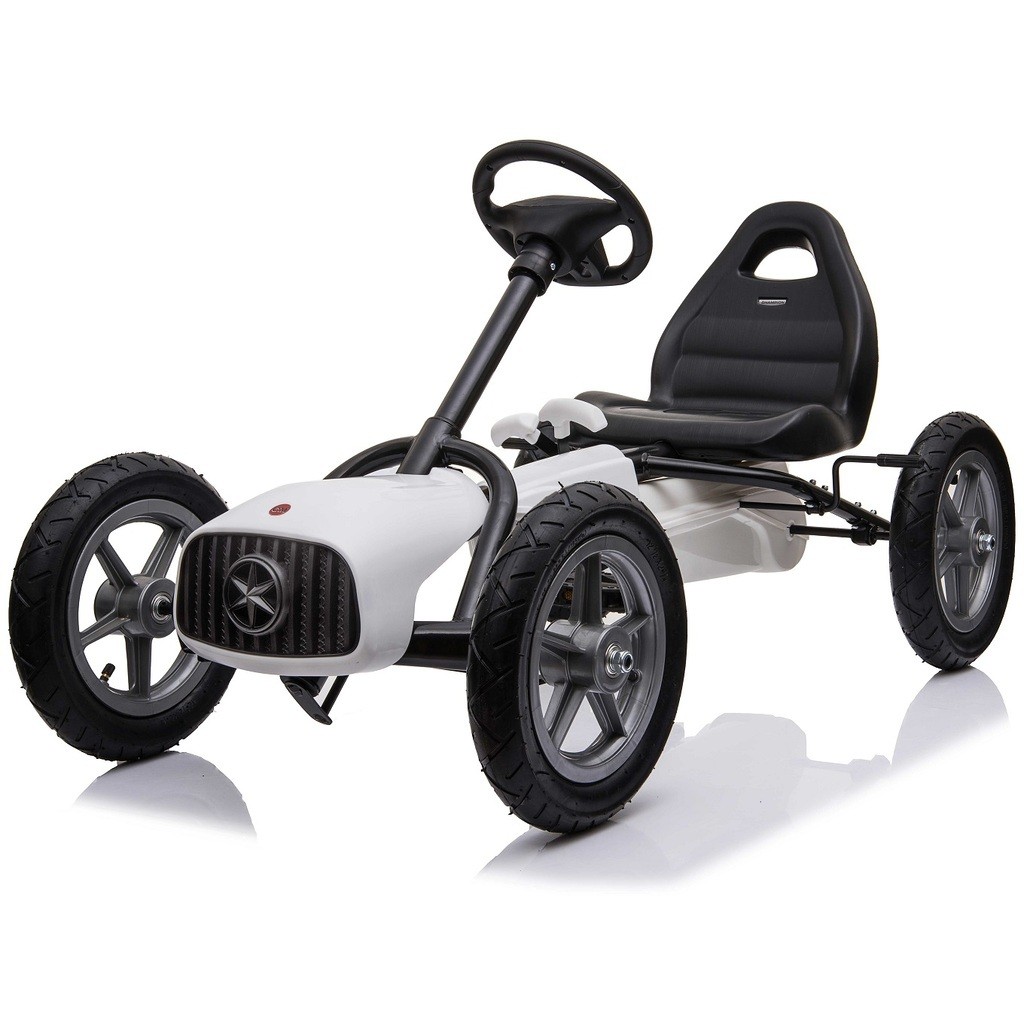 MegaLeg Pedal AIR Gokart 1903 til børn,  Hvid