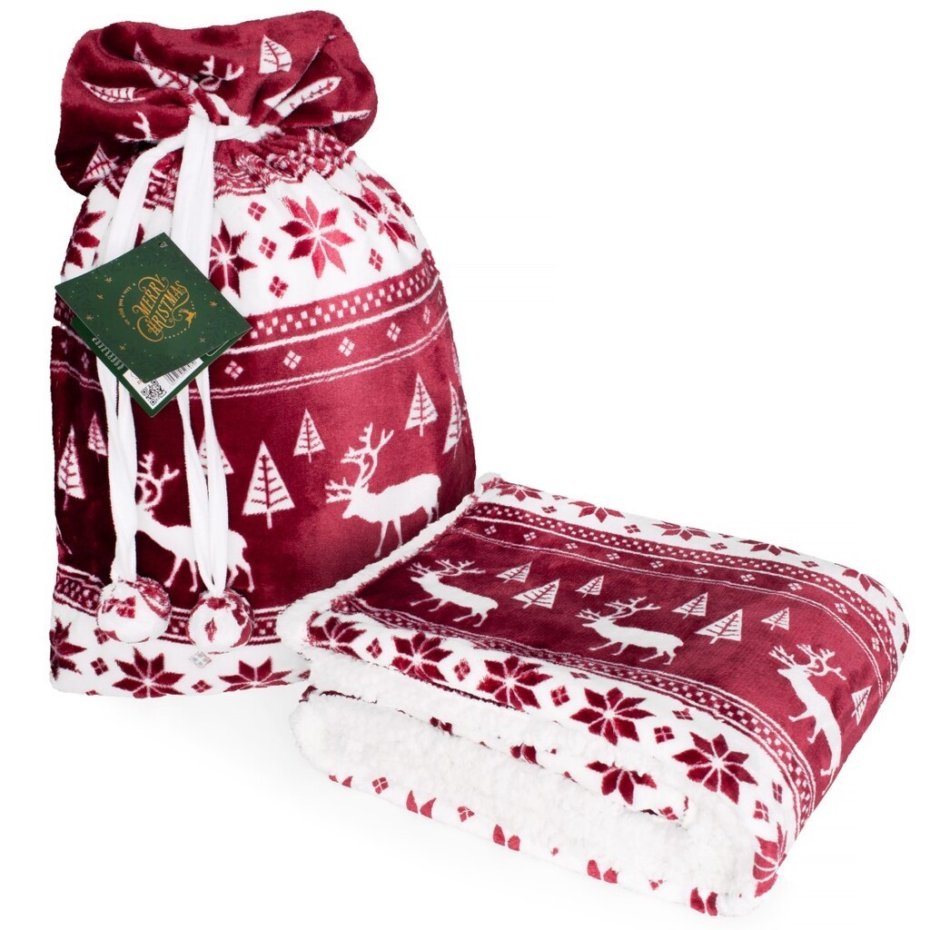 Jule Coral Fleece tæppe - 127 x 152 cm