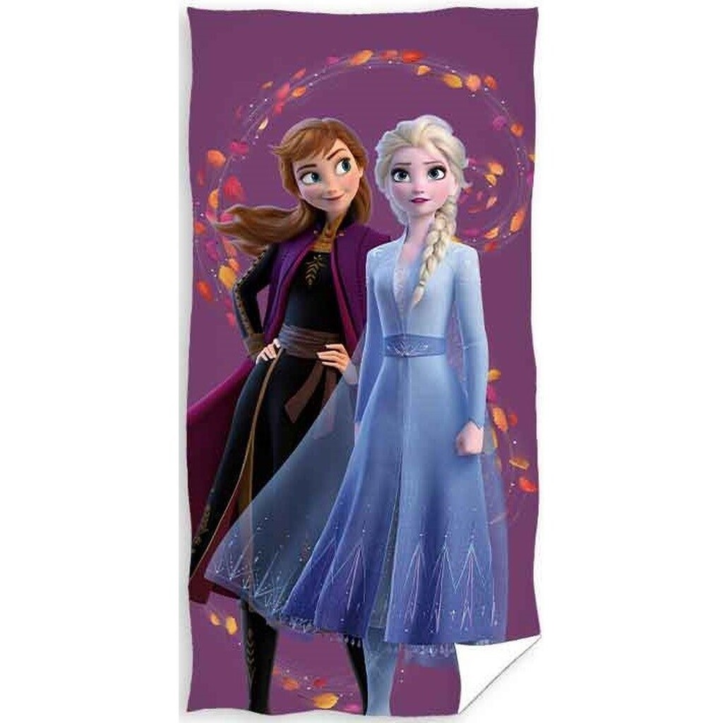 Disney Frost Elsa og Anna Badehåndklæde - 100 procent bomuld 2