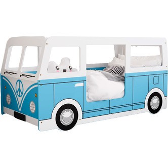 Campervan autocamper børneseng Blå (200 x 90 madras)