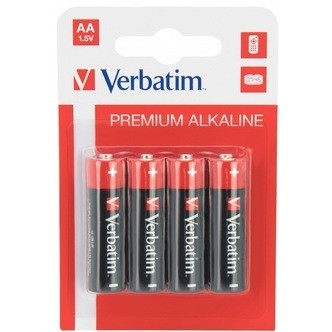 Verbatim  4 stk AA batterier