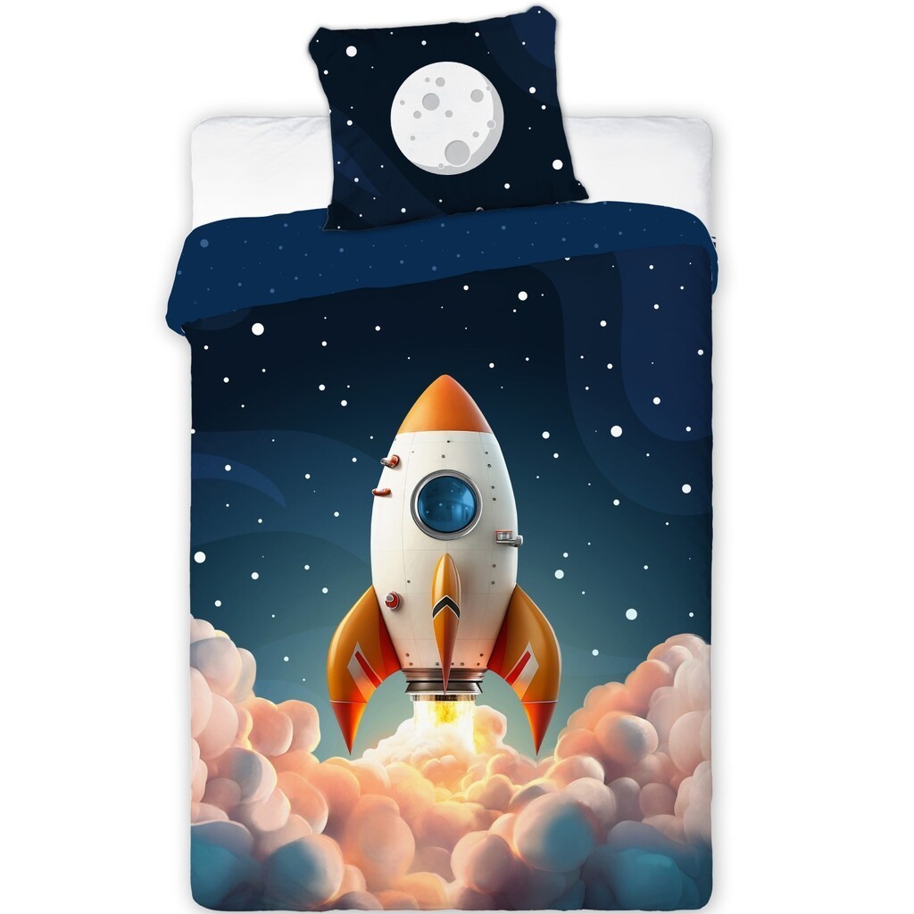 Teenager Raket Sengetøj 140x200 cm - 100 procent bomuld