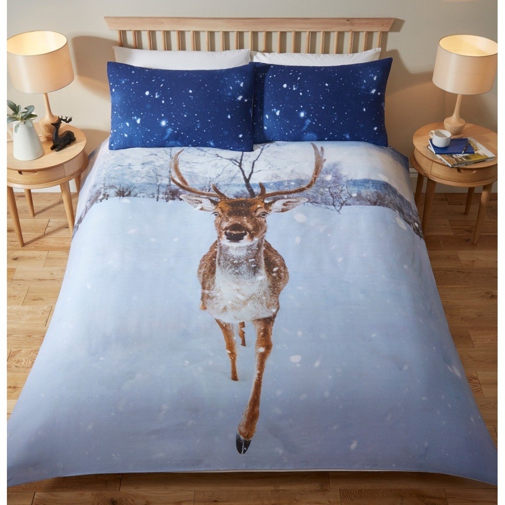 Jule hjort Sengetøj 135 x 200 cm