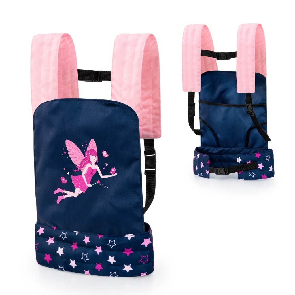 Bayer Design Deluxe Dukkebæresele, Blå/Pink