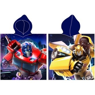 Transformers Poncho badehåndklæde med hætte - 100 procent bomuld