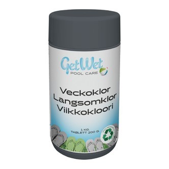 GetWet Langsomklor Tabletter 200g - 1kg