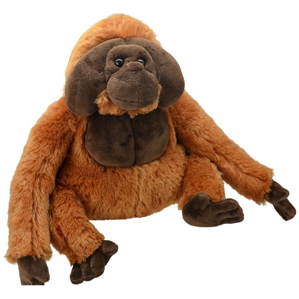 Orangutang Plysbamse 22x23 cm - All About Nature