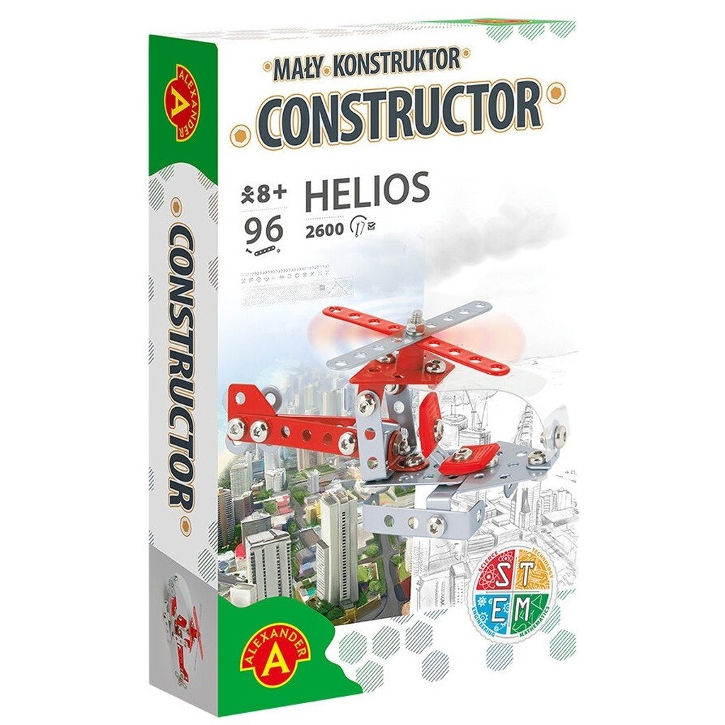 Helikopter Metal Konstruktionsbyggesæt - HELIOS