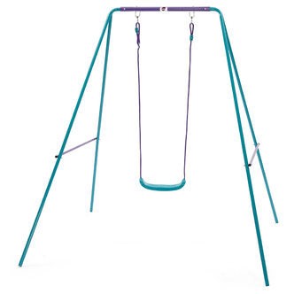 Plum Single Metal Gyngestativ Turkis/lilla