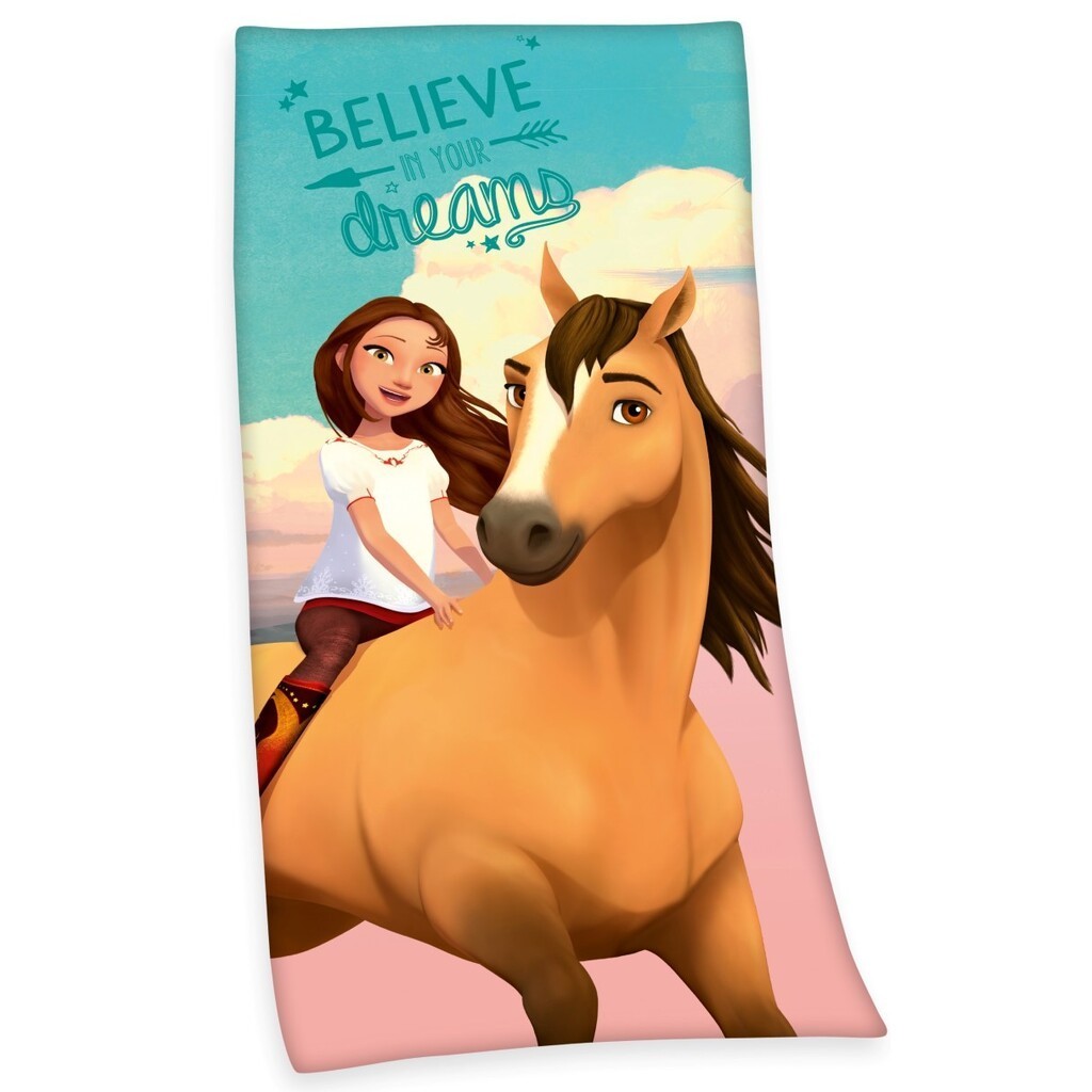 Heste Spirit Badehåndklæde 75 x 150 cm - 100 procent bomuld