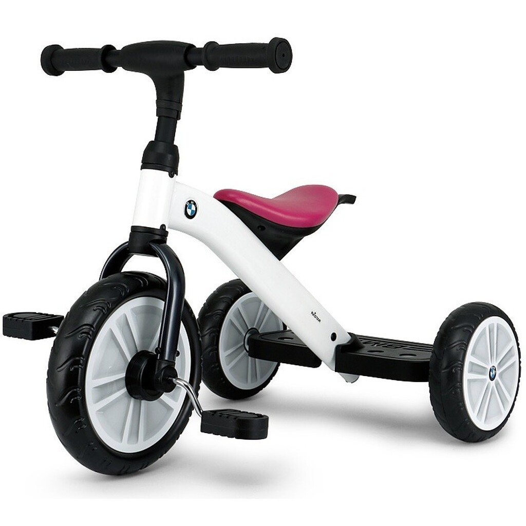 BMW Trehjulet Cykel til børn 10 tommer  Hvid/Pink