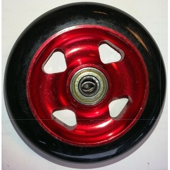 MCU-Sport Alu Hjul + ABEC-7 Leje Rød