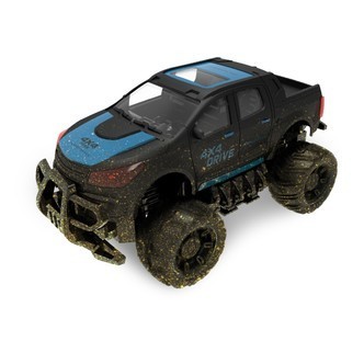 Fjernstyret Mud Off-Road Truck 1:18 Sort/Blå, 2.4G