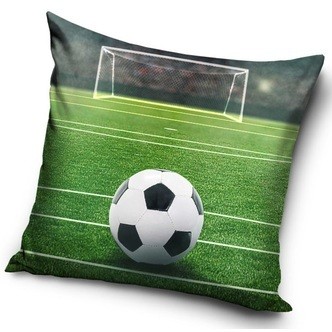 Fodbold pudebetræk 40 x 40 cm