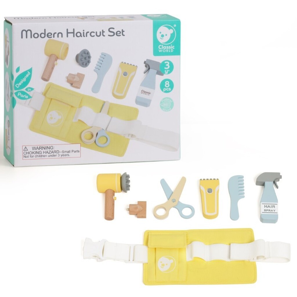 Classic World Frisør sæt Trælegetøj