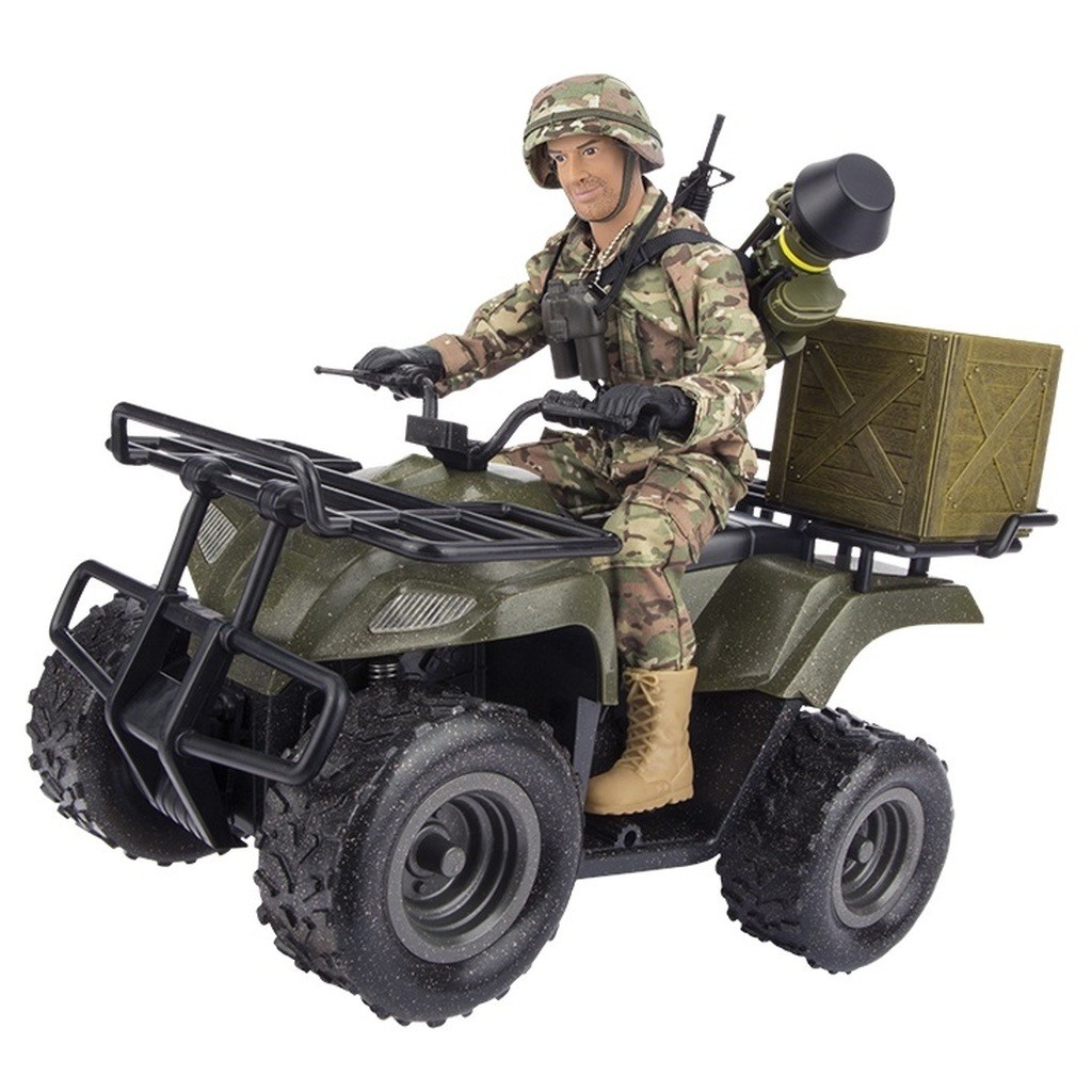 Militær ATV 1:6 med Action Figur 30,5cm (Model 2024)