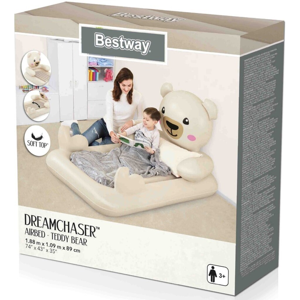 Bestway  DreamChaser Bamse Luftmadras 196 x 104 x 84 cm