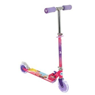 Disney Princess Foldbart Løbehjul med Lysende Hjul