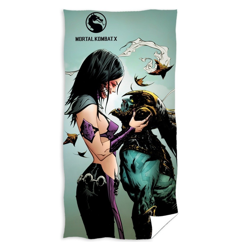 Mortal Kombat Gamer Badehåndklæde - 100 procent bomuld