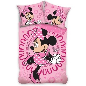 Minnie Mouse Sengetøj 150 x 210 cm - 100 procent bomuld