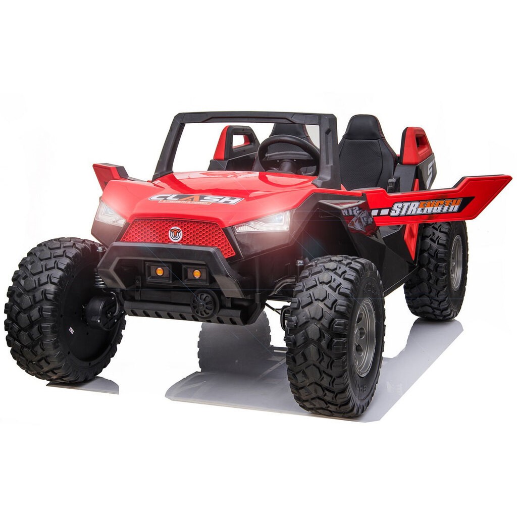 Clash Boogie XL Elbil til 2 Børn m/4x24V Motorer + Gummihjul + fjernb