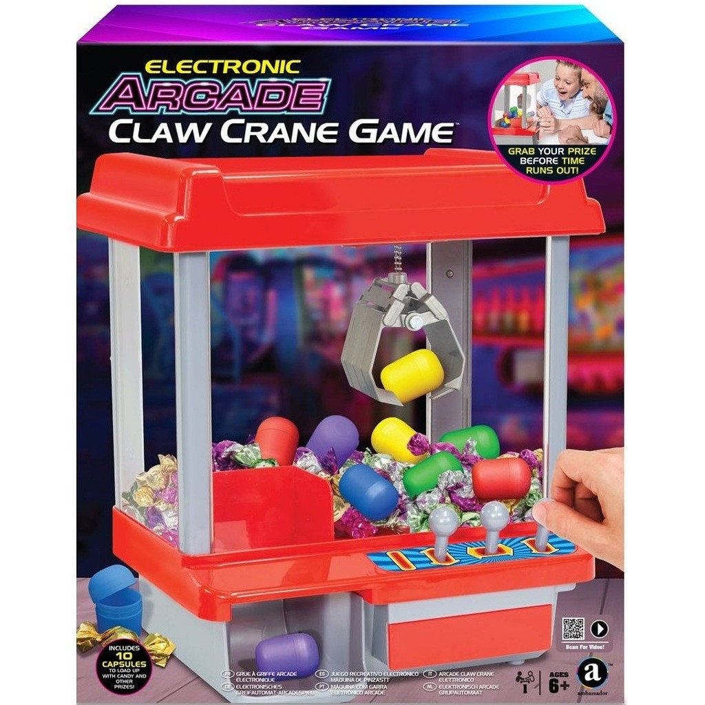 Arcade Kranmaskine med præmiekapsler (3 joysticks)