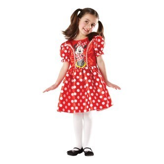 Disney Junior Minnie Mouse Classic Rød Kostume (3-9 år)(Str. 116/M)
