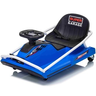 EL Super Garage Drift Car 22,2V til Børn, Blå