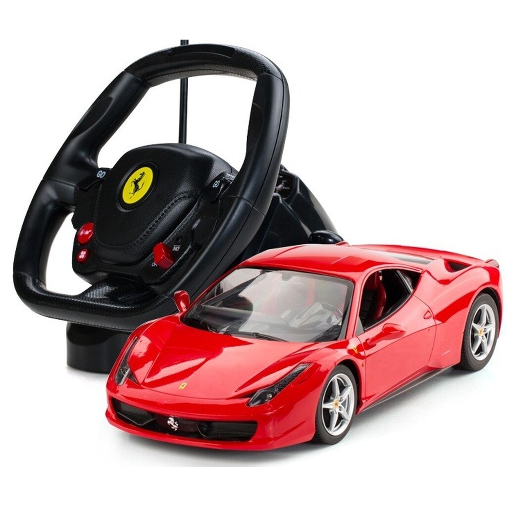 Ferrari 458 Italia Fjernstyret Bil med rat 1:14