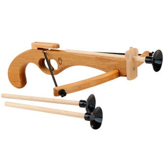 Håndarmbrøst i olieret eletræ m/3 pile 31 cm