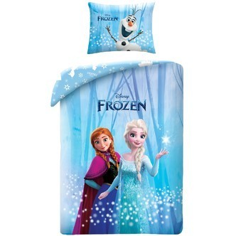 Disney Frost Sengetøj med Elsa, Anna & Olaf