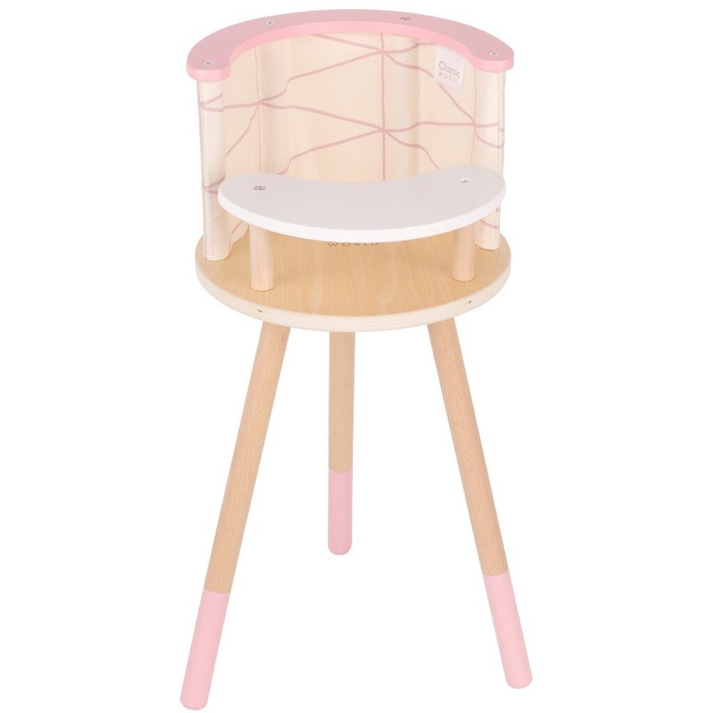 Classic World Dukke højstol i træ