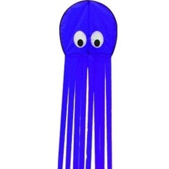 blæksprutte Blå drage til børn fra 6 år,  230 x 60 cm