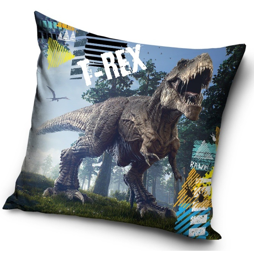 T-Rex Dinosaur PudeBetræk med lynlås