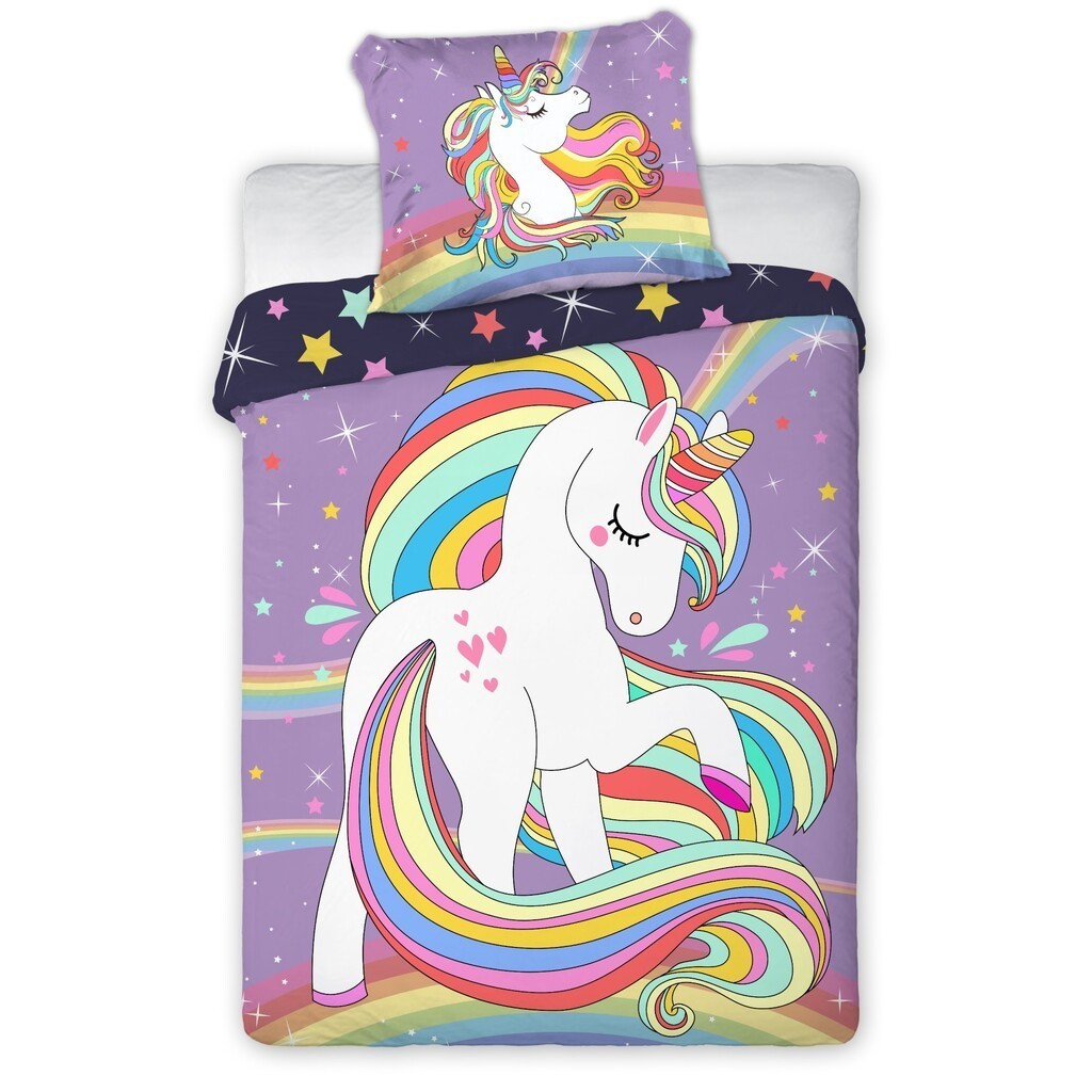 Baby Unicorn Pony Junior Sengetøj 100x135 cm - 100 procent bomuld