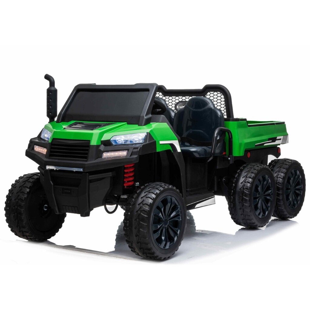 Farmer4X 22,2V ELBil m/4xmotor + Gummihjul + fjernb + læder