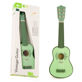 Classic World Vintage Guitar til børn m. 6 strenge (fra 36 M)